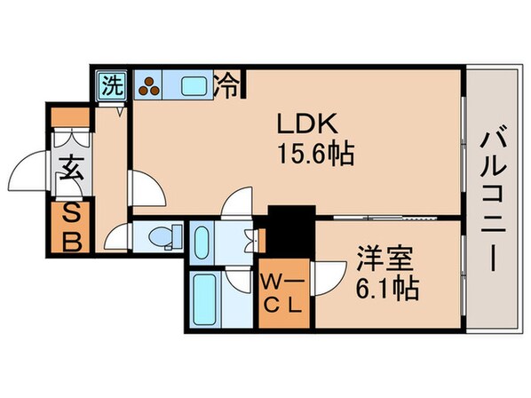 THE TOKYO TOWERS MID TOWER(16Fの物件間取画像